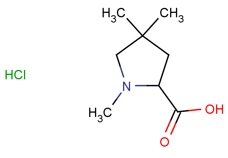 1,4,4-trimethylpyrrolidine-2-carboxylic acid hydrochloride