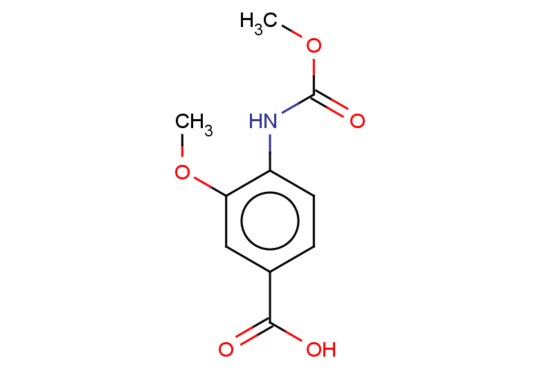 3-methoxy-4-[(methoxycarbonyl)amino]benzoic acid