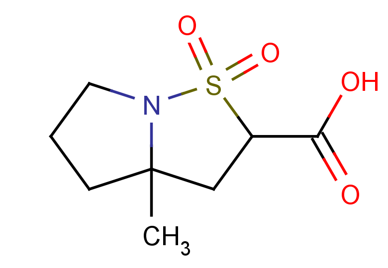 3a-methyl-1,1-dioxo-hexahydro-1lambda6-pyrrolo[1,2-b][1,2]thiazole-2-carboxylic acid, Mixture of diastereomers