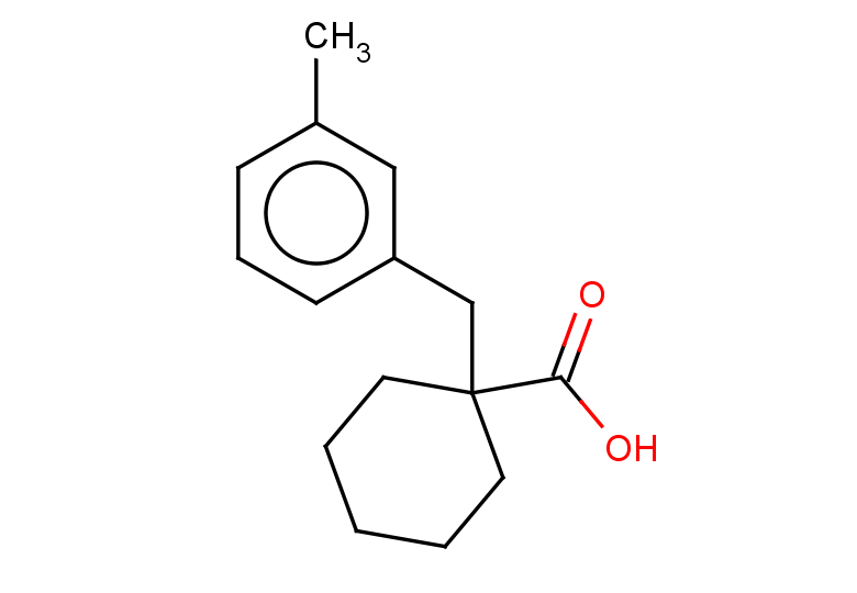1-[(3-methylphenyl)methyl]cyclohexane-1-carboxylic acid