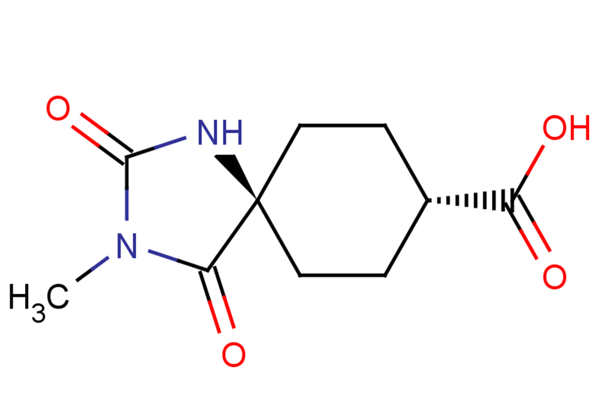 rac-(5r,8r)-3-methyl-2,4-dioxo-1,3-diazaspiro[4.5]decane-8-carboxylic acid