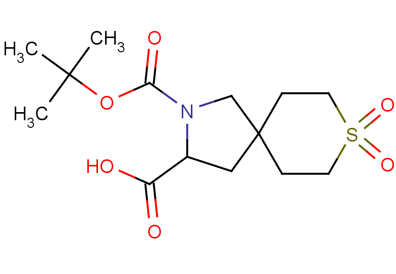 2-[(tert-butoxy)carbonyl]-8,8-dioxo-8lambda6-thia-2-azaspiro[4.5]decane-3-carboxylic acid