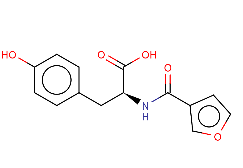 (2S)-2-[(furan-3-yl)formamido]-3-(4-hydroxyphenyl)propanoic acid