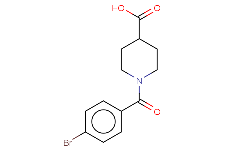 1-(4-bromobenzoyl)piperidine-4-carboxylic acid