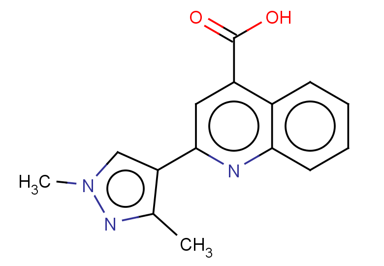 2-(1,3-dimethyl-1H-pyrazol-4-yl)quinoline-4-carboxylic acid