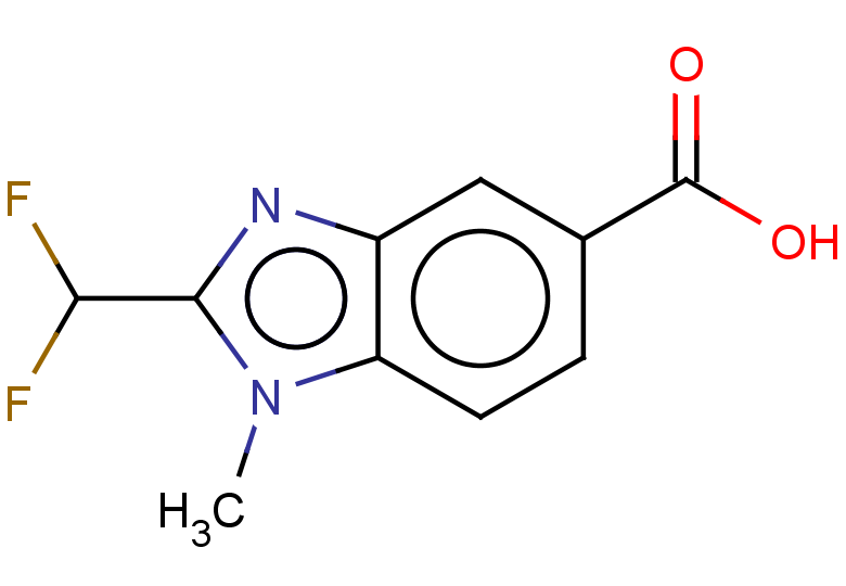 2-(difluoromethyl)-1-methyl-1H-1,3-benzodiazole-5-carboxylic acid