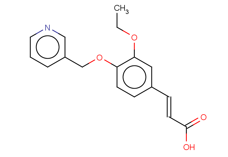 (2E)-3-{3-ethoxy-4-[(pyridin-3-yl)methoxy]phenyl}prop-2-enoic acid