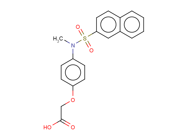 2-[4-(N-methylnaphthalene-2-sulfonamido)phenoxy]acetic acid