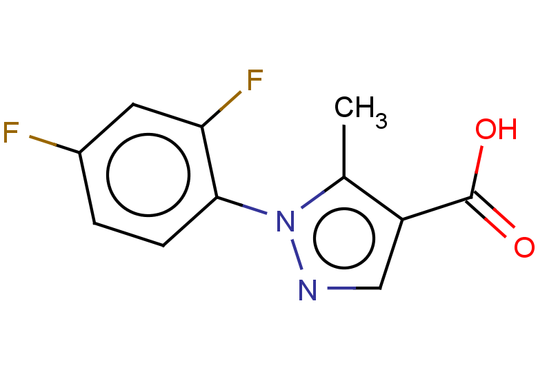 1-(2,4-difluorophenyl)-5-methyl-1H-pyrazole-4-carboxylic acid