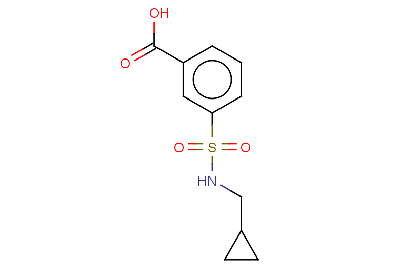 3-[(cyclopropylmethyl)sulfamoyl]benzoic acid