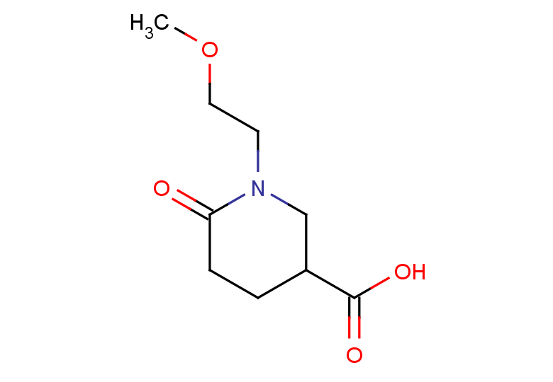 1-(2-methoxyethyl)-6-oxopiperidine-3-carboxylic acid
