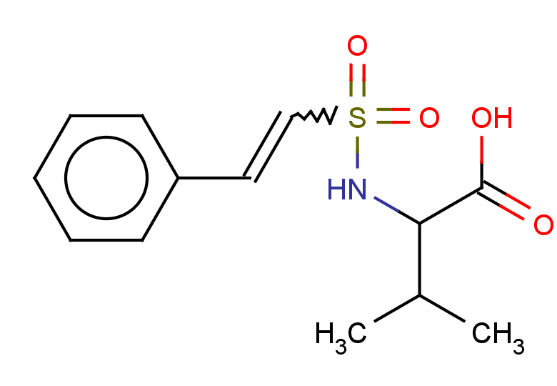3-methyl-2-(2-phenylethenesulfonamido)butanoic acid