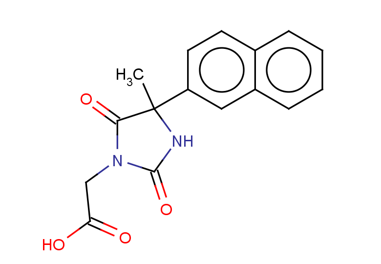 2-[4-methyl-4-(naphthalen-2-yl)-2,5-dioxoimidazolidin-1-yl]acetic acid