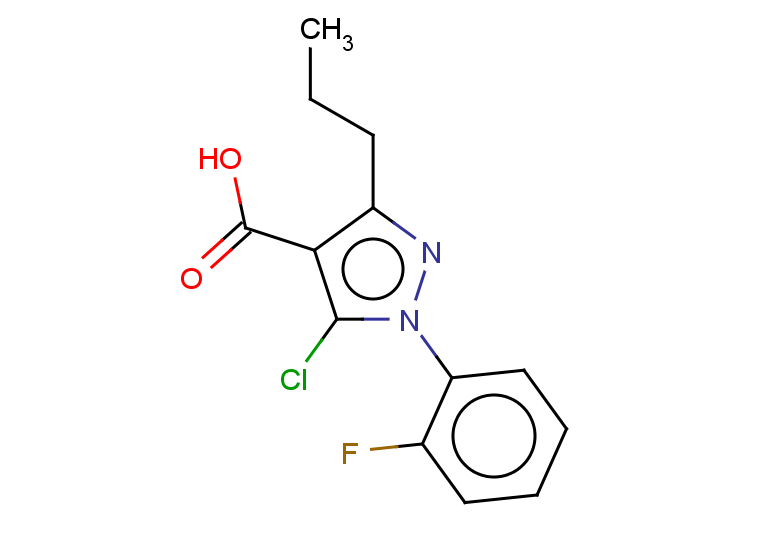 5-chloro-1-(2-fluorophenyl)-3-propyl-1H-pyrazole-4-carboxylic acid