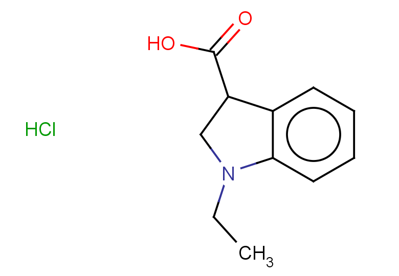 1-ethyl-2,3-dihydro-1H-indole-3-carboxylic acid hydrochloride