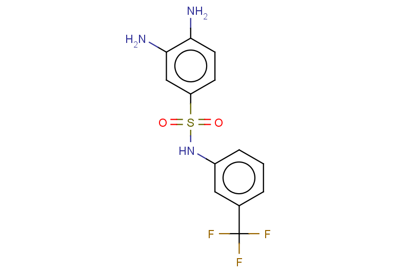 3,4-diamino-N-[3-(trifluoromethyl)phenyl]benzene-1-sulfonamide