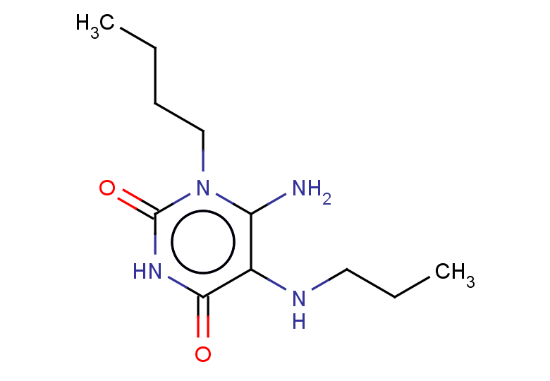 6-amino-1-butyl-5-(propylamino)-1,2,3,4-tetrahydropyrimidine-2,4-dione