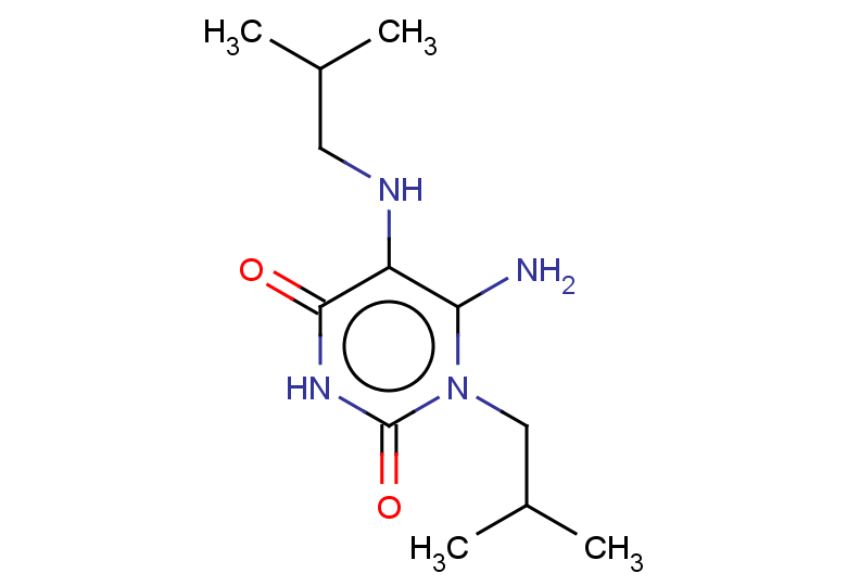 6-amino-1-(2-methylpropyl)-5-[(2-methylpropyl)amino]-1,2,3,4-tetrahydropyrimidine-2,4-dione