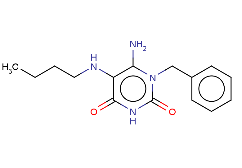 6-amino-1-benzyl-5-(butylamino)-1,2,3,4-tetrahydropyrimidine-2,4-dione