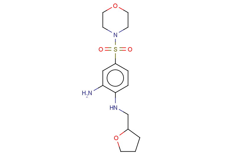 4-(morpholine-4-sulfonyl)-1-N-(oxolan-2-ylmethyl)benzene-1,2-diamine