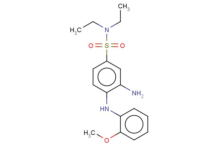 3-amino-N,N-diethyl-4-[(2-methoxyphenyl)amino]benzene-1-sulfonamide