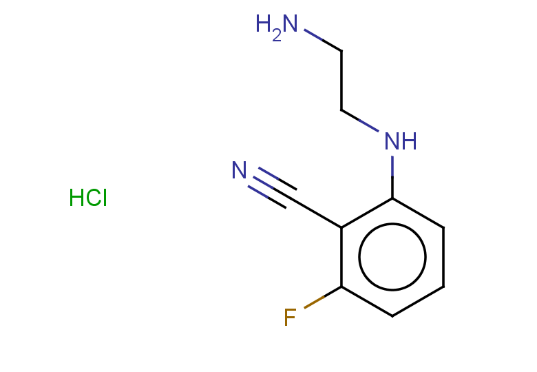 2-[(2-aminoethyl)amino]-6-fluorobenzonitrile hydrochloride