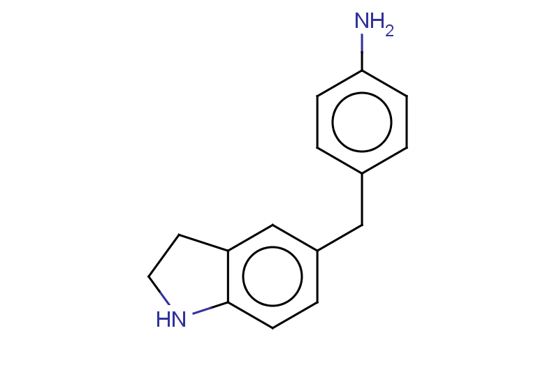 4-(2,3-dihydro-1H-indol-5-ylmethyl)aniline