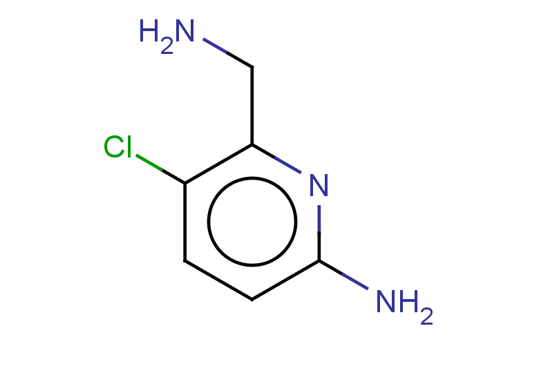 6-(aminomethyl)-5-chloropyridin-2-amine