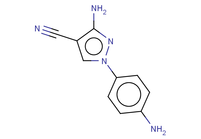 3-amino-1-(4-aminophenyl)-1H-pyrazole-4-carbonitrile