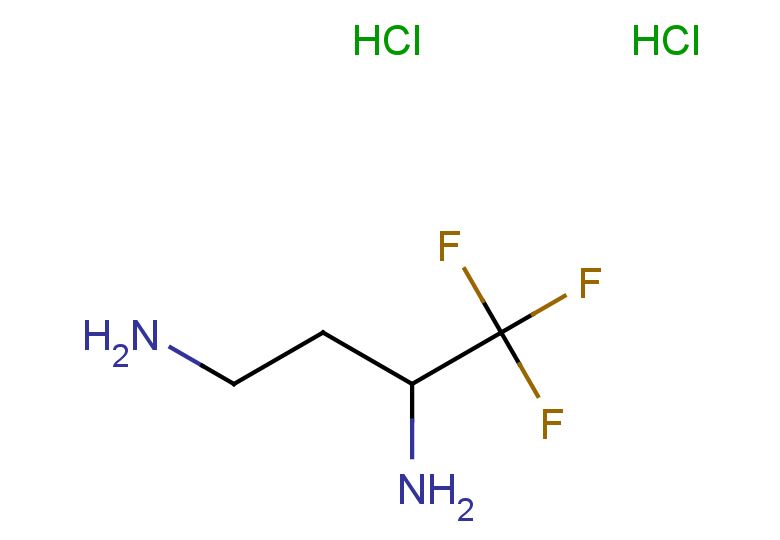 4,4,4-trifluorobutane-1,3-diamine dihydrochloride