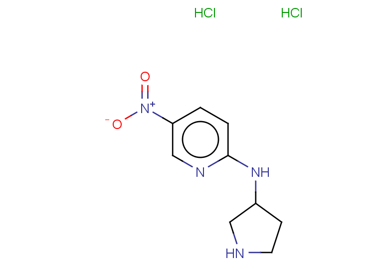 5-nitro-N-(pyrrolidin-3-yl)pyridin-2-amine dihydrochloride