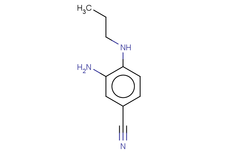 3-amino-4-(propylamino)benzonitrile