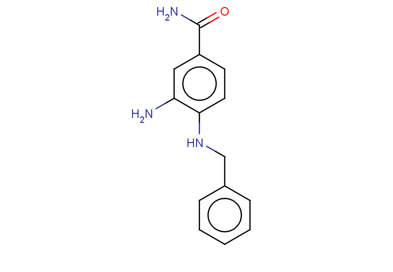 3-amino-4-(benzylamino)benzamide