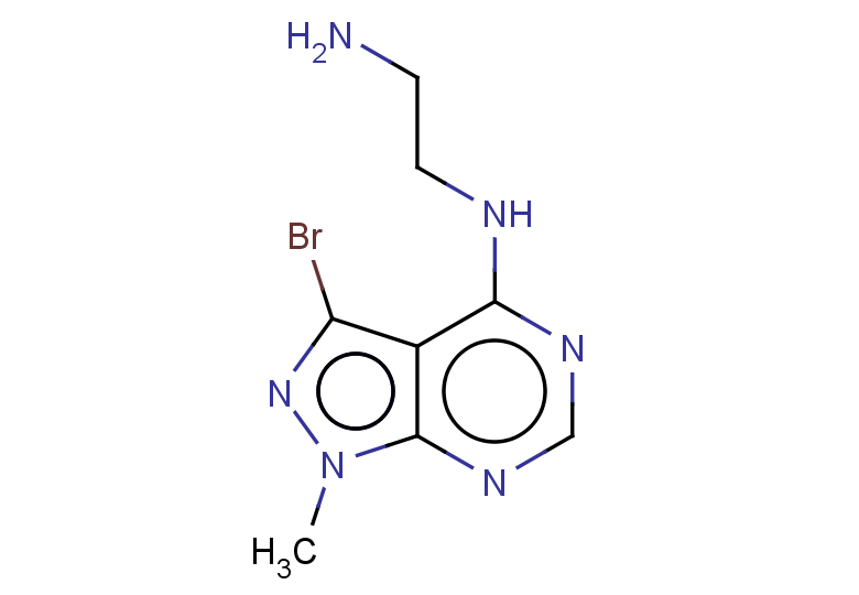 N-(2-aminoethyl)-3-bromo-1-methyl-1H-pyrazolo[3,4-d]pyrimidin-4-amine