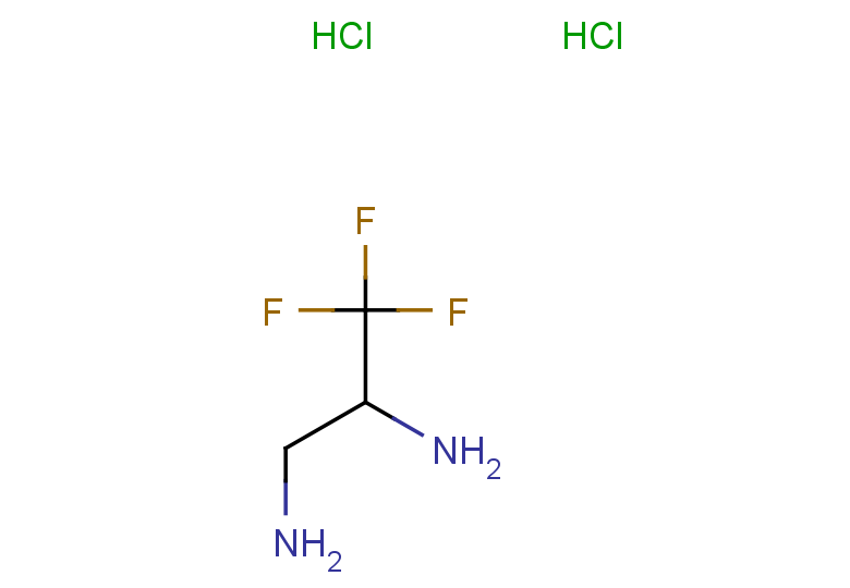 3,3,3-trifluoropropane-1,2-diamine dihydrochloride