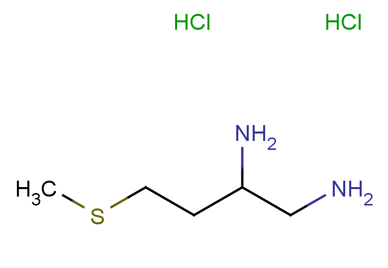 4-(methylsulfanyl)butane-1,2-diamine dihydrochloride
