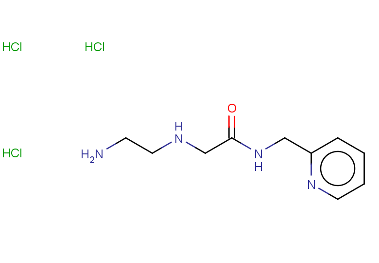 2-[(2-aminoethyl)amino]-N-(pyridin-2-ylmethyl)acetamide trihydrochloride