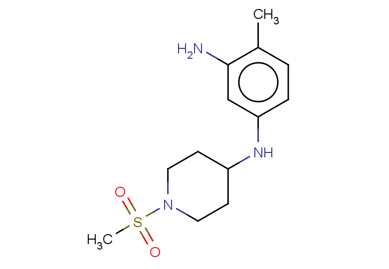 1-N-(1-methanesulfonylpiperidin-4-yl)-4-methylbenzene-1,3-diamine