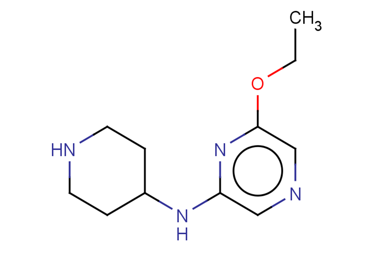 6-ethoxy-N-(piperidin-4-yl)pyrazin-2-amine