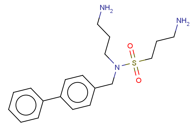 3-amino-N-(3-aminopropyl)-N-[(4-phenylphenyl)methyl]propane-1-sulfonamide