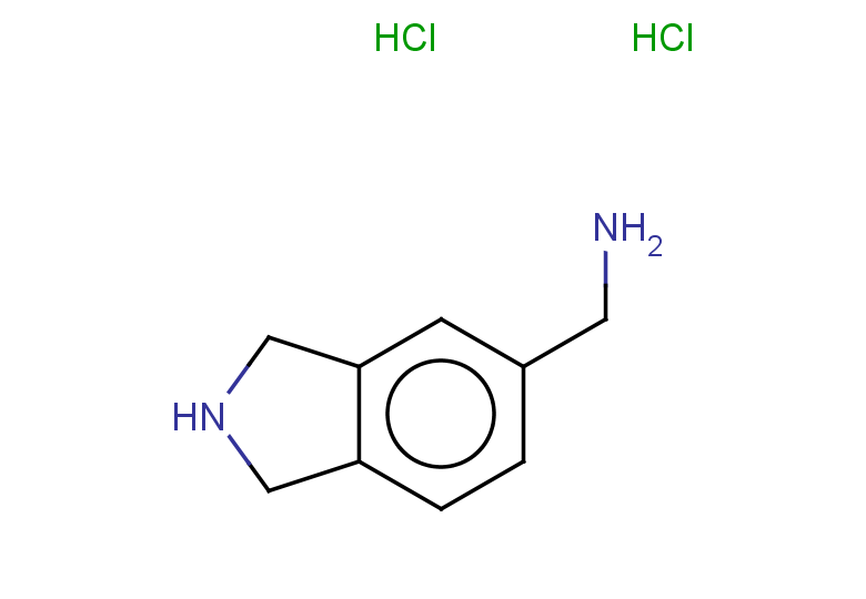 2,3-dihydro-1H-isoindol-5-ylmethanamine dihydrochloride
