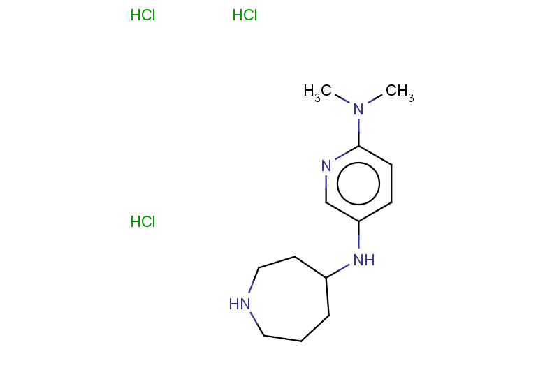 5-N-(azepan-4-yl)-2-N,2-N-dimethylpyridine-2,5-diamine trihydrochloride