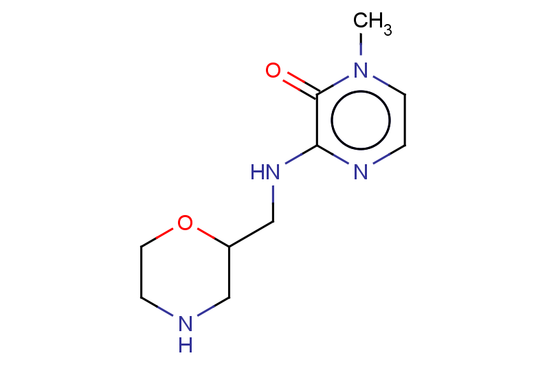 1-methyl-3-[(morpholin-2-ylmethyl)amino]-1,2-dihydropyrazin-2-one