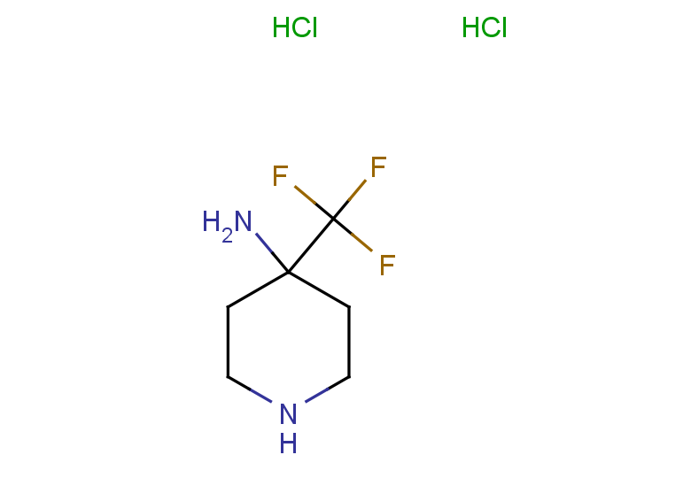 4-(trifluoromethyl)piperidin-4-amine dihydrochloride