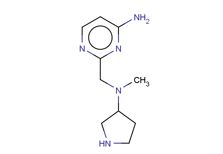 2-{[methyl(pyrrolidin-3-yl)amino]methyl}pyrimidin-4-amine