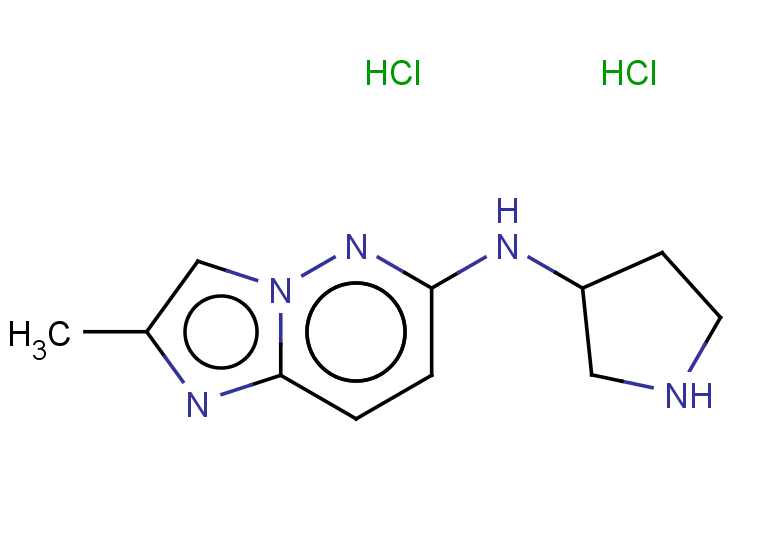 N-{2-methylimidazo[1,2-b]pyridazin-6-yl}pyrrolidin-3-amine dihydrochloride