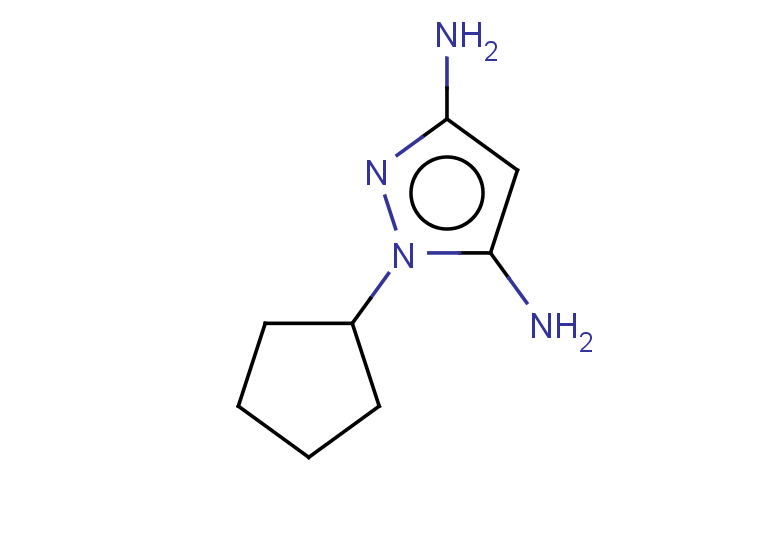 1-cyclopentyl-1H-pyrazole-3,5-diamine
