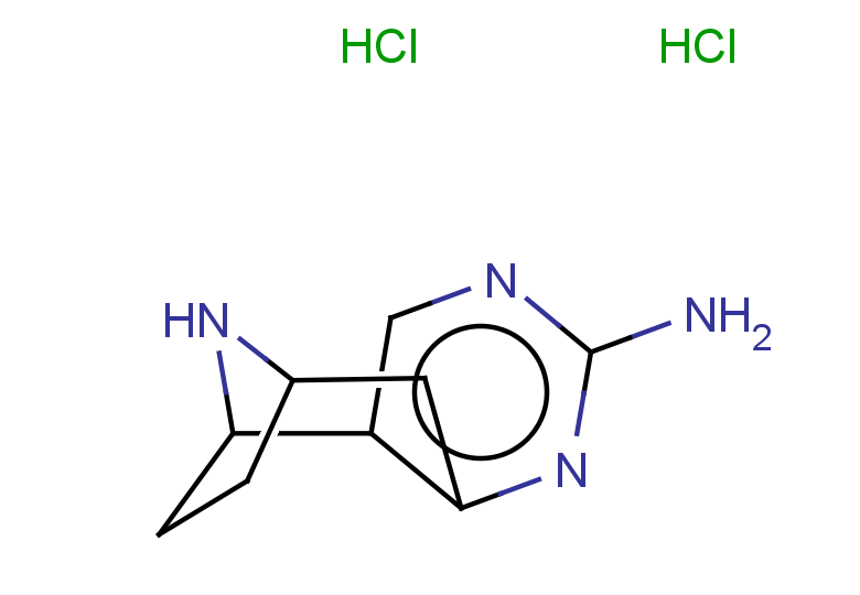 4,6,12-triazatricyclo[7.2.1.0,2,7]dodeca-2,4,6-trien-5-amine dihydrochloride