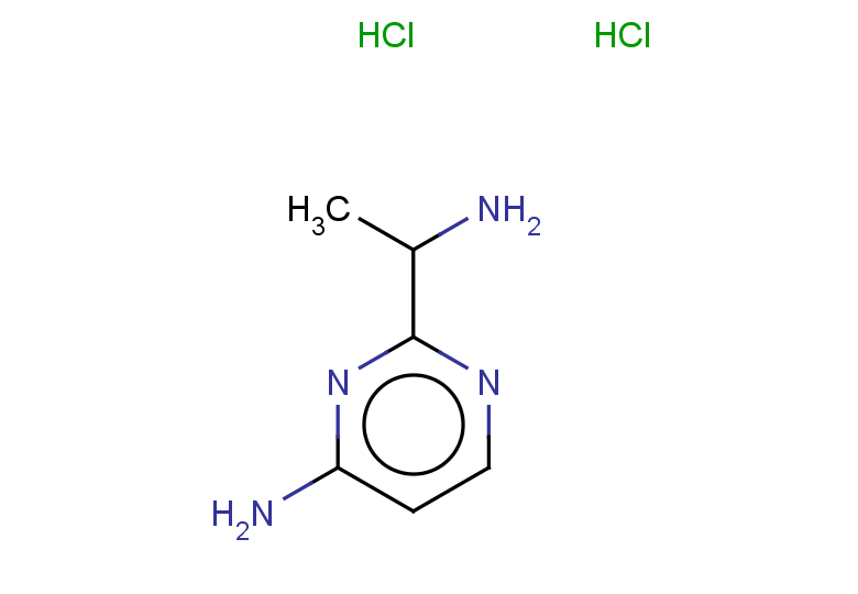 2-(1-aminoethyl)pyrimidin-4-amine dihydrochloride