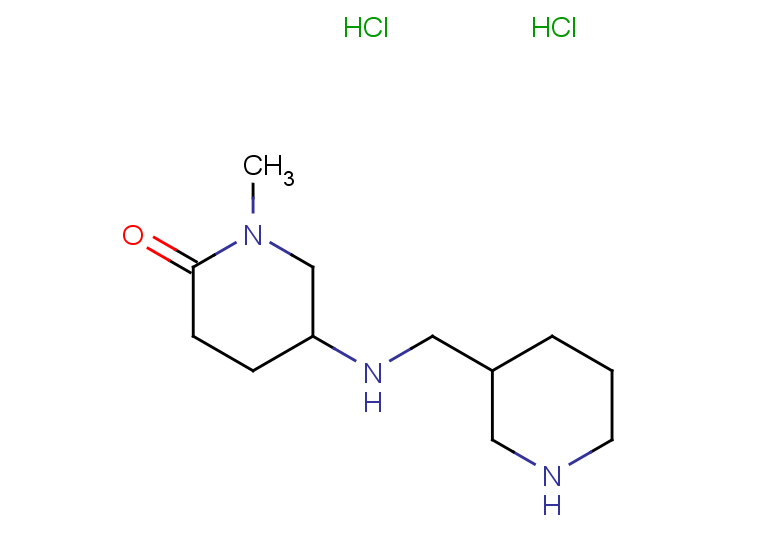 1-methyl-5-{[(piperidin-3-yl)methyl]amino}piperidin-2-one dihydrochloride